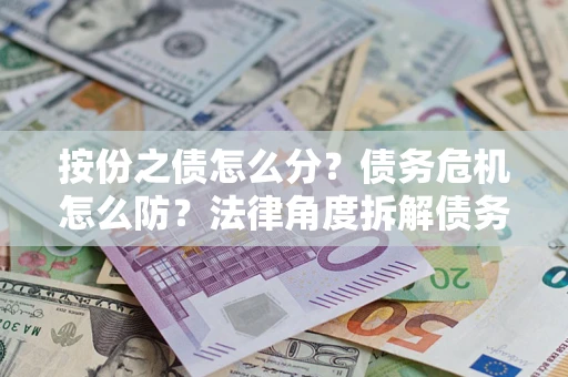 北京按份之债怎么分？债务危机怎么防？法律角度拆解债务分配与风险自保指南
