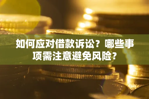 北京如何应对借款诉讼？哪些事项需注意避免风险？