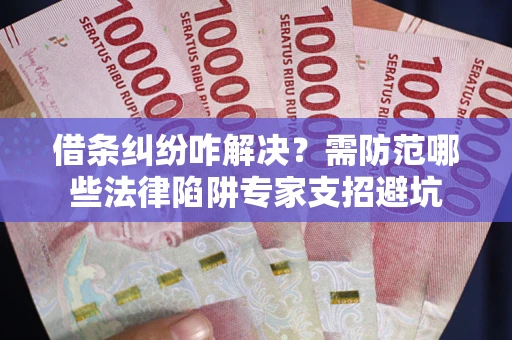 北京借条纠纷咋解决？需防范哪些法律陷阱专家支招避坑