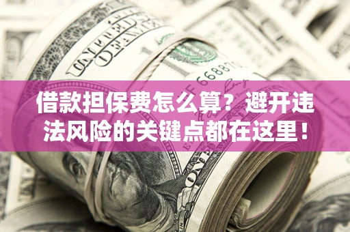北京借款担保费怎么算？避开违法风险的关键点都在这里！