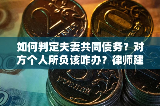 北京如何判定夫妻共同债务？对方个人所负该咋办？律师建议
