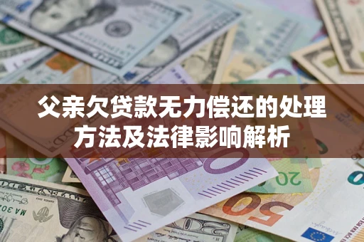 北京父亲欠贷款无力偿还的处理方法及法律影响解析