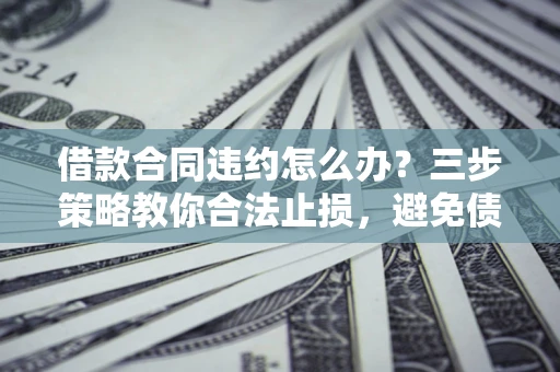北京借款合同违约怎么办？三步策略教你合法止损，避免债务危机升级