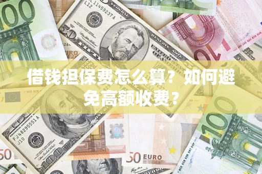 北京借钱担保费怎么算？如何避免高额收费？
