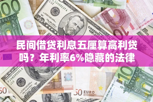 北京民间借贷利息五厘算高利贷吗？年利率6%隐藏的法律风险全解析