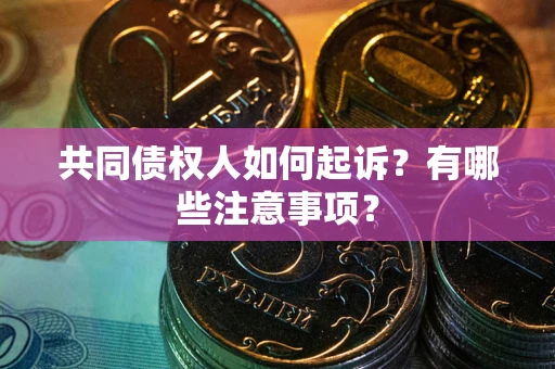 北京共同债权人如何起诉？有哪些注意事项？